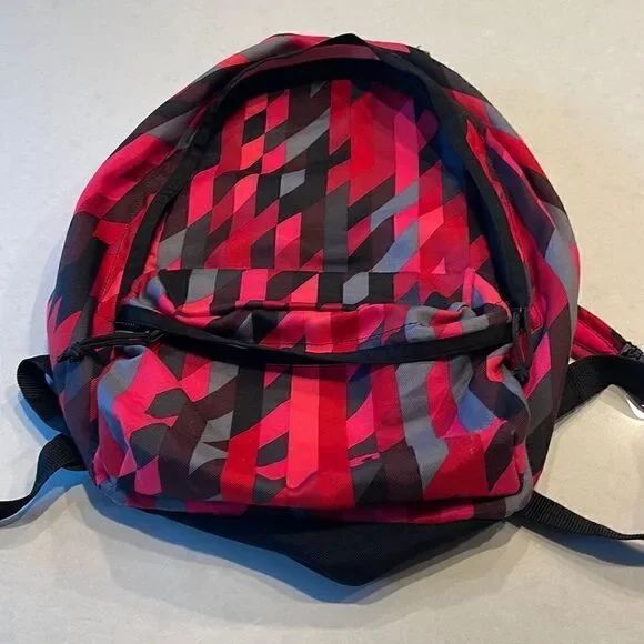 Nikebackpack lightweight unisex, 3 zipper compartments pink black red gray,fun Nikebackpack lightweight unisex, 3 zipper compartments pink black red gray,fun